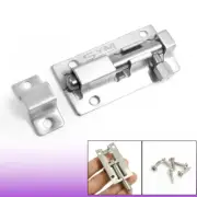 Hardware Drawer Security Lock Stainless Steel Barrel Bolt 6.2cm Long