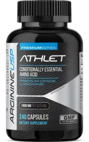 Athlet L-Arginine USP 1000 mg 240 Caps