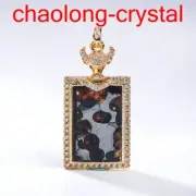 33.5Ct Pallasite Meteorite Pendant Brenham Meteorite Necklace --J10