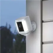 Ring Spotlight Cam Plus Battery Outdoor Camera - White White