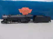 BROADWAY LIMITED ~ UNLETTERED 2-8-2 LOCOMOTIVE & TENDER~ DCC & SOUND ~HO SCALE