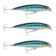 3x Rapala 14cm Saltwater X Rap Jerkbait Fishing Lures - Blue Sardine