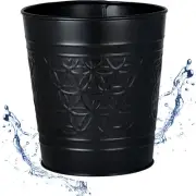 Autumn Alley Black Metal Trash Can | 7L, 2 Gallon Trash Can