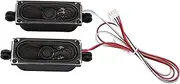 4 Ohm 5W Sound Amplifier Loudspeaker for LCD TV and Advertising Player, TV Box Speaker Unit for Enhanced Sound, 2Pcs