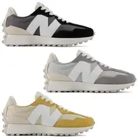 在飛比找ETMall東森購物網優惠-New Balance 327 休閒鞋 男鞋 女鞋 黑/灰/