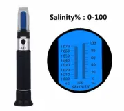 Salinity Meter Mariculture Breeding Refractometer Sea Gravimeter Aquarium 0-10