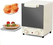 15L Commercial Pizza Oven, 750W 3-Tier Electric Mini Oven with 70-250 ℃ Adjustable Temperature and 60 Min Timer, Convection Oven for Bake Grill Broil Roast Dehydrate