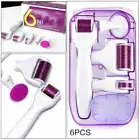 6 in 1 Dr roller Skin Therapy Microneedling Titanium Microneedle Scar Pro Kit