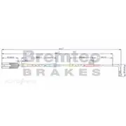 Bremtec Euro-Line Brake Pad Wear Sensor - BTS6