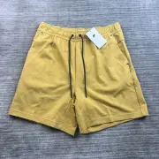 NEW Nike Tech Fleece Shorts Mens Medium Gold Wheat Casual Lightweight
