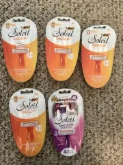 5 Packages Of Bic Soleil Razors