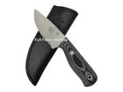 J&V Adventure Knives Black Hobbit Full Tang Fixed Blade Utility Skinning Knife