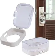 Child Proof Door Knob Covers,Baby Proofing Door Knob Cover - Locks Handle Guards Safety Reusable for Kids Home Apartment Refrigerators Drawers Cupboard Toilet