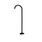 VITO BERTONI AQUAZZONE Floor Standing Bath Spout - Gooseneck - Matte Black