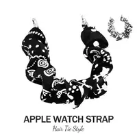 在飛比找樂天市場購物網優惠-【超取免運】蘋果髮圈錶帶 Apple Watch Serie