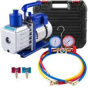 4.8CFM Vacuum Pump 1Stage Air Conditioning Refrigeration Tools Manifold Gauges