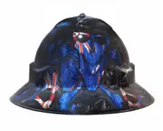Cool Hard Hats Unisex KIWI TO THE CORE Pro Choice Wide Brim Safety Hard Hat