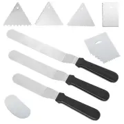 9 piece baking set with kitchen scraper cake spatula baking decorating