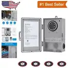 ETL Listed Heavy Duty Pool Timer - 2HP Mechanical Switch with Waterproof Design