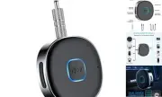 Bluetooth Receiver, Bluetooth Aux Receiver, Portable 3.5mm Aux Car Adapter,