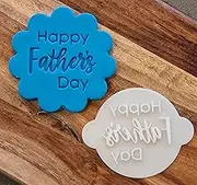 Happy Fathers Day Embosser, Cookie Cupcake Stamp Embosser