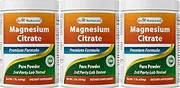 Best Naturals Magnesium Glycinate Powder - 1 Pound (1 LB (Pack of 3))