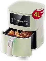 4L Electric Hot Air Fryer Oven Oilless Cooker Nonstick Basket with LCD Touch Screen & Power-Off Memory Function 1500W
