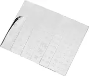 Baluue Nail Art Printing Board 6pcs Floral Stamping Plates Metal Material Versatile Nail Art Decorations for Home