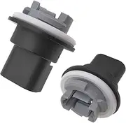 2Pcs Parking Light Bulb Socket for 2007-2017 Jeep Compass Patriot, Turn Signal Light Lamp Bulb Socket, Front Rear Lamp Bulb Socket Replace 645-504 68000686AA
