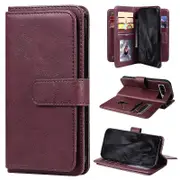 For Google Pixel 8 Pro PU Leather Stand Case 10 Card Slots Wallet Phone Cover
