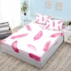 Fantasy Feathers Art Bed Decor Fitted Sheet Set Single/Double/Queen/King Size
