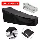 2PCS Outdoor Furniture Cover Lounge Covers Waterproof Chair Recliner Dust Cover