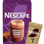Nescafé Gold Coffee Chocolate Caramel Brownie Mocha 7 Sachets 149.8g