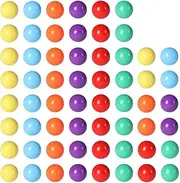 Laviesto Game Replacement Balls for Chinese Checker, 60 Pcs Solid Color Replacement Marbles for Chinese Checkers, Marble Run, Marbles Game(5/8 Inch/6 Colors)