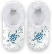 [Caihoyu] Kids Girls Boys Slippers Fuzzy Fleece Anti-Skid Sole Lightweight House Slipper Socks Indoor Outdoor Winter Bedroom