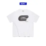 EYEC 形式 BOXY BIG E LOGO TEE / 白色 T 恤