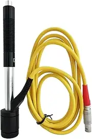 Metal Leeb Hardness Tester Accessories D-Type Impact Device Probe Cable General Sensor Impact Head Configuration Together(Hardness Line-Yellow)