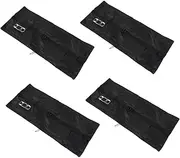 GLEAVI 4pcs Tire Cover Auto Wheel Cover Weatherproof Tire Protectors Rim Tape Motorcycle Car Tiresupplies Waterproof Wheel Cover Tire Snow Protector Auto Tire Protector Oxford Cloth Black