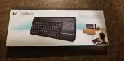 Logitech K400 920-003070 Wireless Keyboard w/Multi-Touchpad NEW in BOX Free Ship