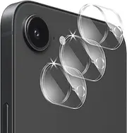 3 Pack- Camera Lens Protector for iPhone 16e 5G, Tempered Glass Lens Film [9H, Anti-Scratch, HD, Ultra Thin] iPhone 16e Camera Lens Protector