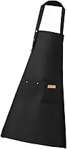 Canvas Aprons for Men | Painting Apron with 2 Pockets | Adjustable Strap, Waterproof Kitchen Apron for Women Men Adults, Work Apron