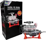Revell Nice Price Model Kit I Visible V-8 Engine I Scale 1:4 I 262 Pieces I for Children and Adults from 10 Years I Motor Model Kit to Recreate Yourself I Authentic and Educational