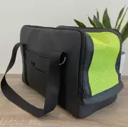 Stylish Dog Carrier Tote Comfy Airline Puppy Purse Pet Travel Handbag With Mesh