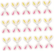 Easter Bunny Ears Kit 40pcs Plush for Hair Accessories Decor Craft Kit