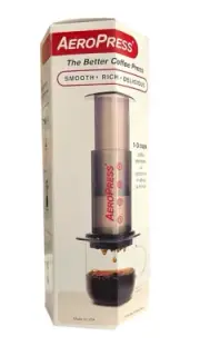 Aerobie AeroPress Coffee and Espresso Maker, 1-3 Cups of Coffee Portable Travel