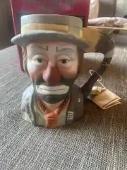 Emmett Kelly Jr. Music Box Mug by Flambro with hangtag. Great Condition “New”