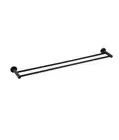 Meir Double Towel Rail Round 60cm Matte Black MR01-R