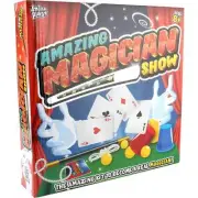 Kids Magician Magic Show Kit Set Tricks Cards Hoop Cups Ropes Party Prize
