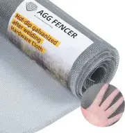 16In X 10Ft Hardware Cloth 1/8Inch 27Ga Hot Dipped Galvanized after Welding, Chi