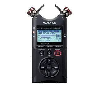 TASCAM 攜帶型線性PCM錄音機 DR-40X (公司貨)